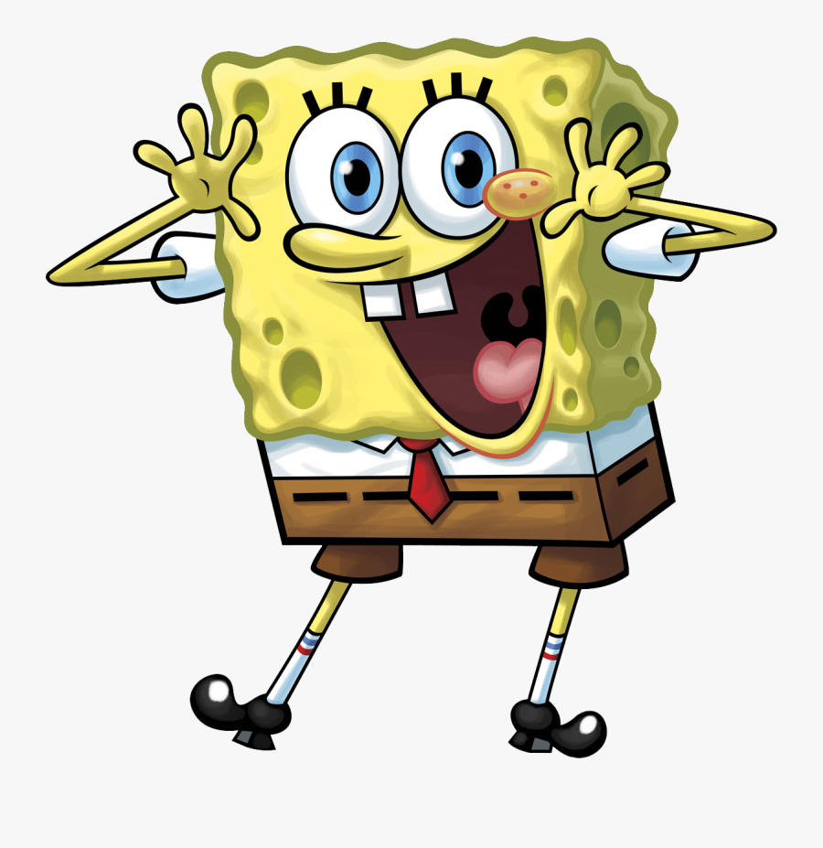 Cartoon Spongebob, Transparent Clipart