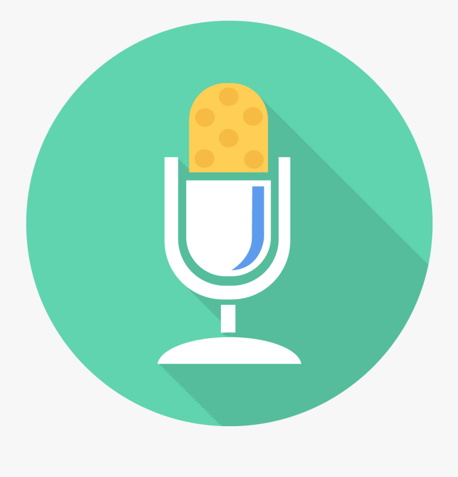 Microphone,audio Device,circle,clip Art,illustration,icon - Radio Microphone Icon Png, Transparent Clipart