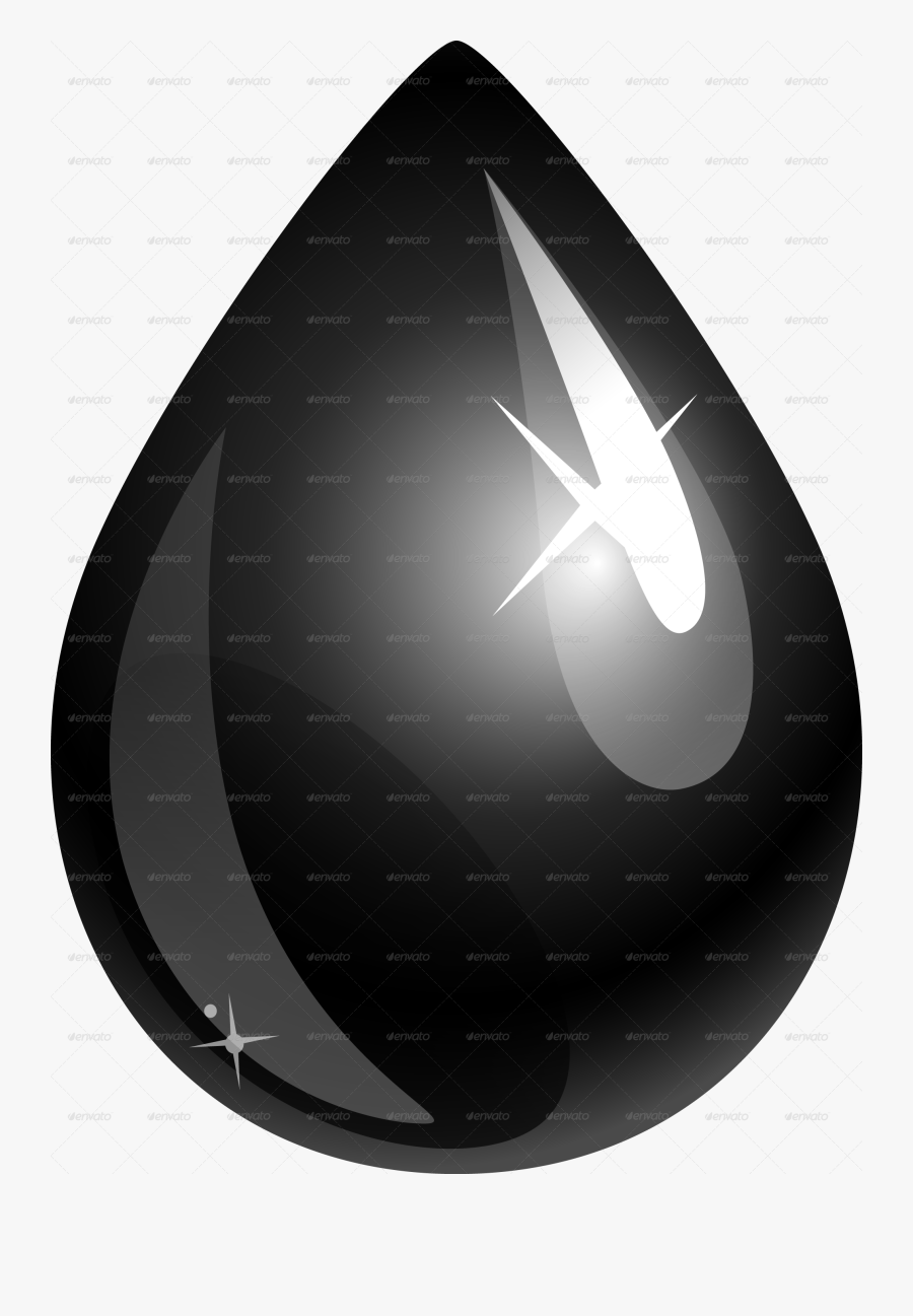 Clip Art Royalty Free Download And Petroleum Drops - Black Drop Vector Free, Transparent Clipart