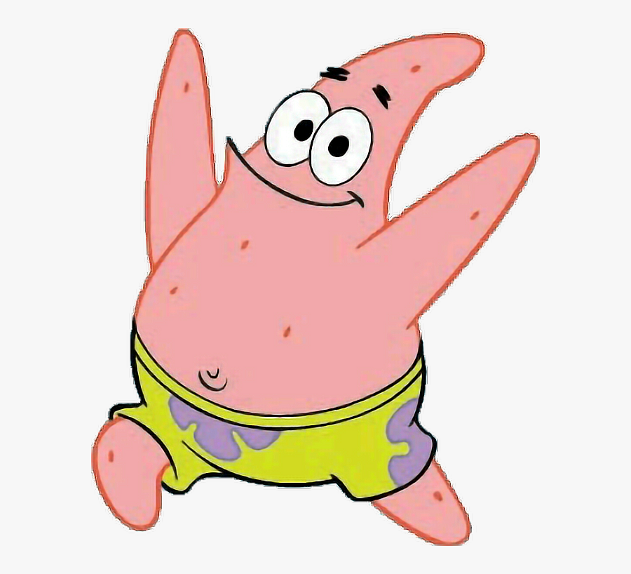 #patrickstar #spongebob #patrick - Patrick Star Happy Png, Transparent Clipart