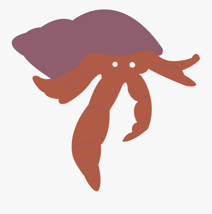 Transparent Clam Clipart - Crab, Transparent Clipart