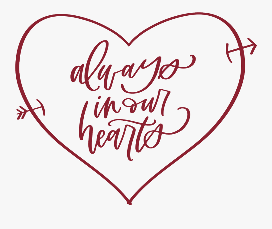 Always In Our Hearts Clipart, Transparent Clipart