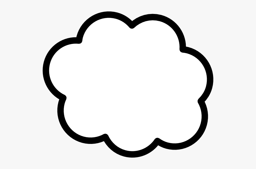 Cloud Rain Blue Svg Clip Arts - Heart, Transparent Clipart