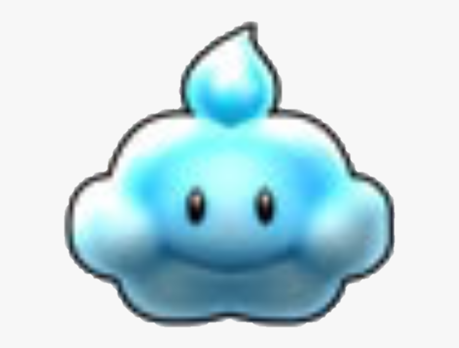 Mario Kart Rain Cloud, Transparent Clipart