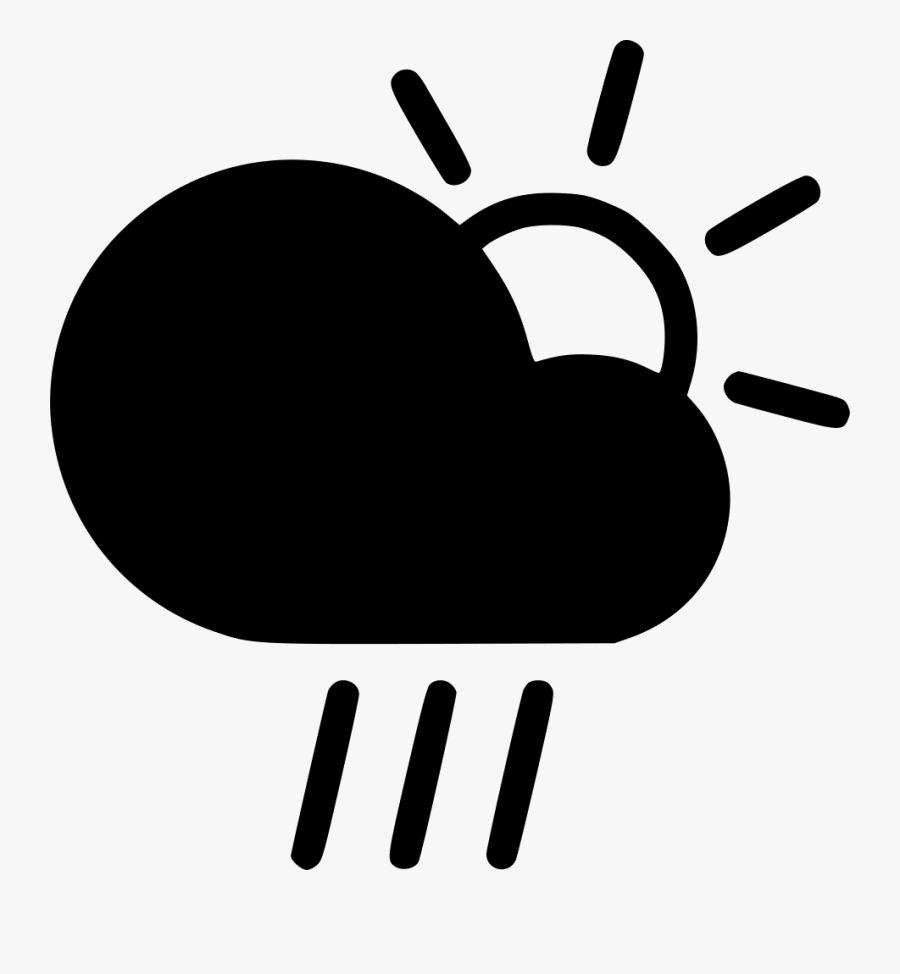 Day Rain Cloud Sun - Rain Wind Cloud Png, Transparent Clipart