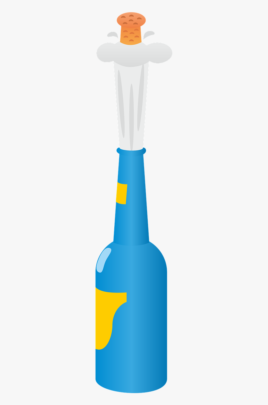 Bottle Champagne Bottle Of Sparkling Wine Free Picture - Champagne, Transparent Clipart
