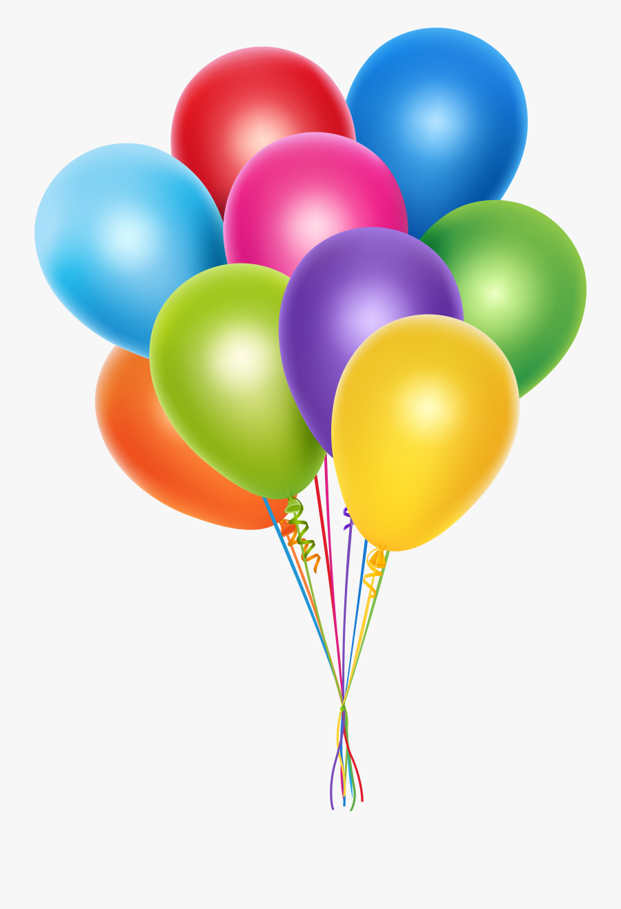 Balloon Clipart Bunch - Bunch Of Balloons Clipart , Free Transparent