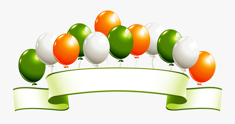 St Patricks Clipart Balloon - Free St Patrick's Day Banner, Transparent Clipart
