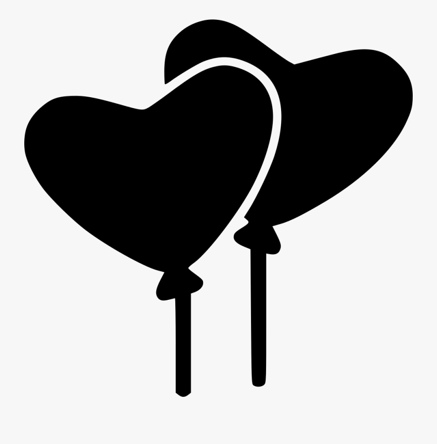 Heart Shaped Baloon - Heart, Transparent Clipart