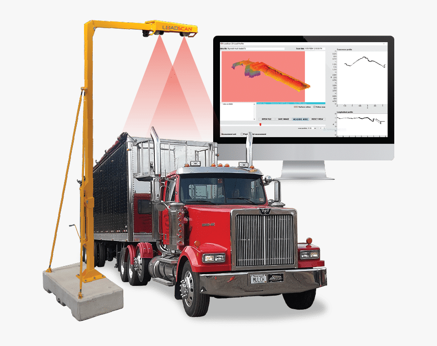 Trailer Truck, Transparent Clipart