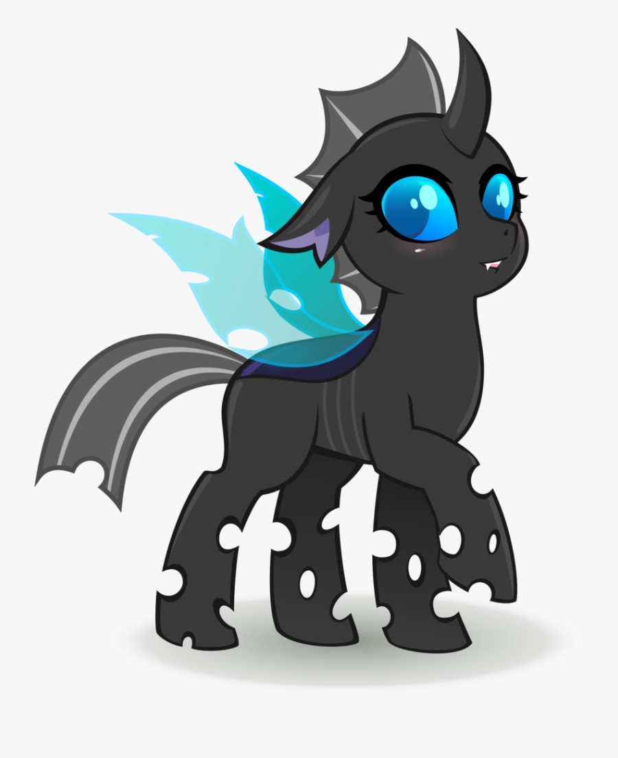 Cute Mlp Changeling, Transparent Clipart