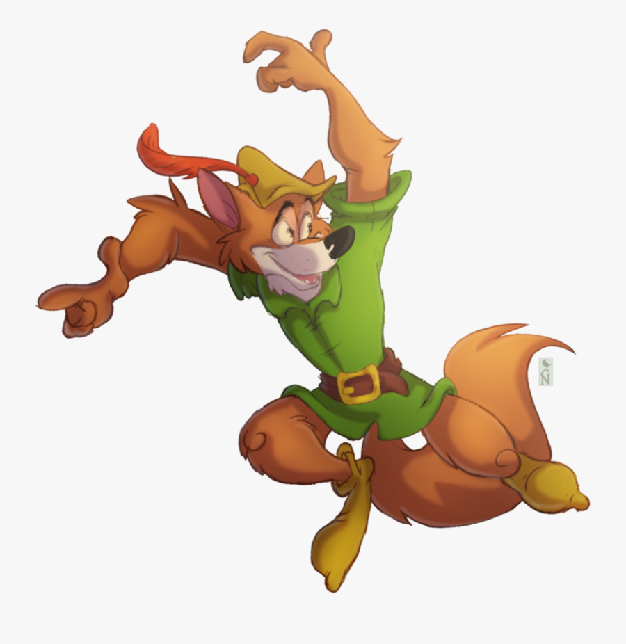 Robin Hood By Green Nightingale Fur Affinity [dot] - Cartoon, Transparent Clipart