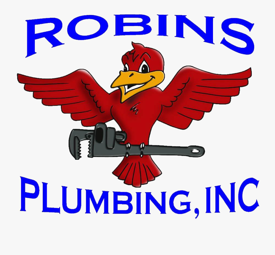 Robins Plumbing, Transparent Clipart