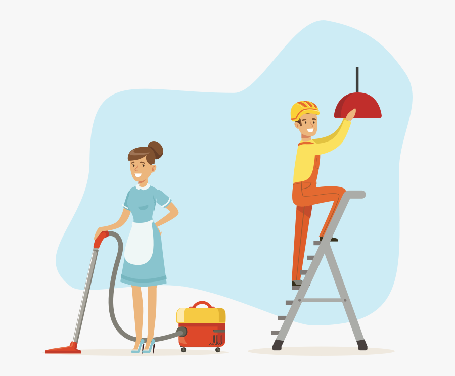 Escada Isolada Para Eletricista, Transparent Clipart