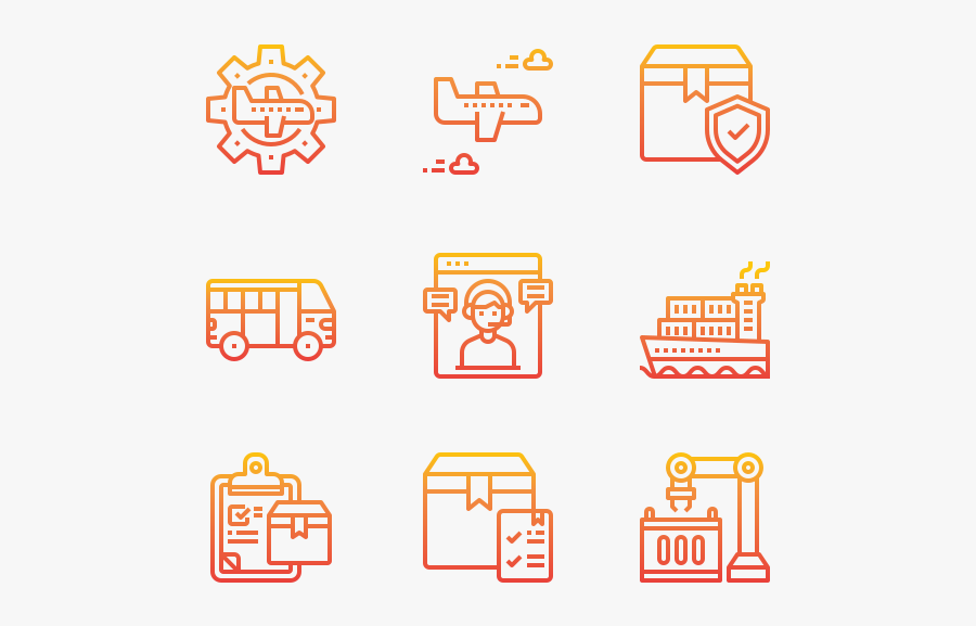 Logistics And Delivery - Graphics, Transparent Clipart