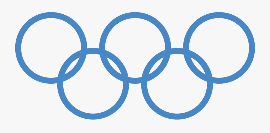 Free Icon Download Symbol - Olympic Rings All Blue, Transparent Clipart