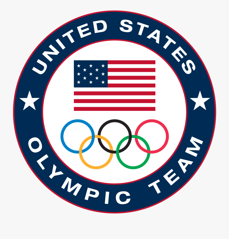 Free Flag Clipground American - Team Usa Olympic Rings, Transparent Clipart