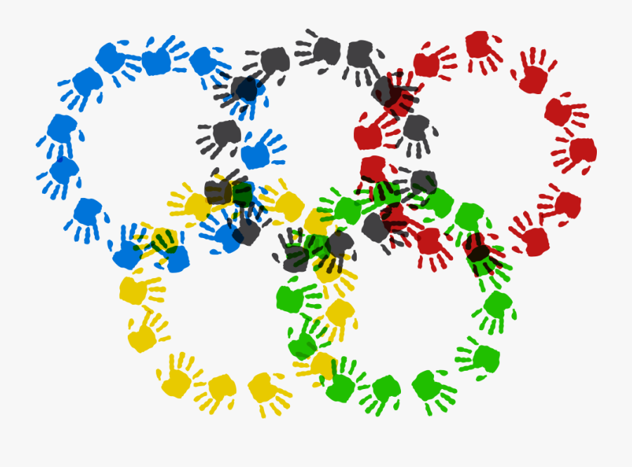 Transparent Olympic Rings Clipart - Olympic Border, Transparent Clipart