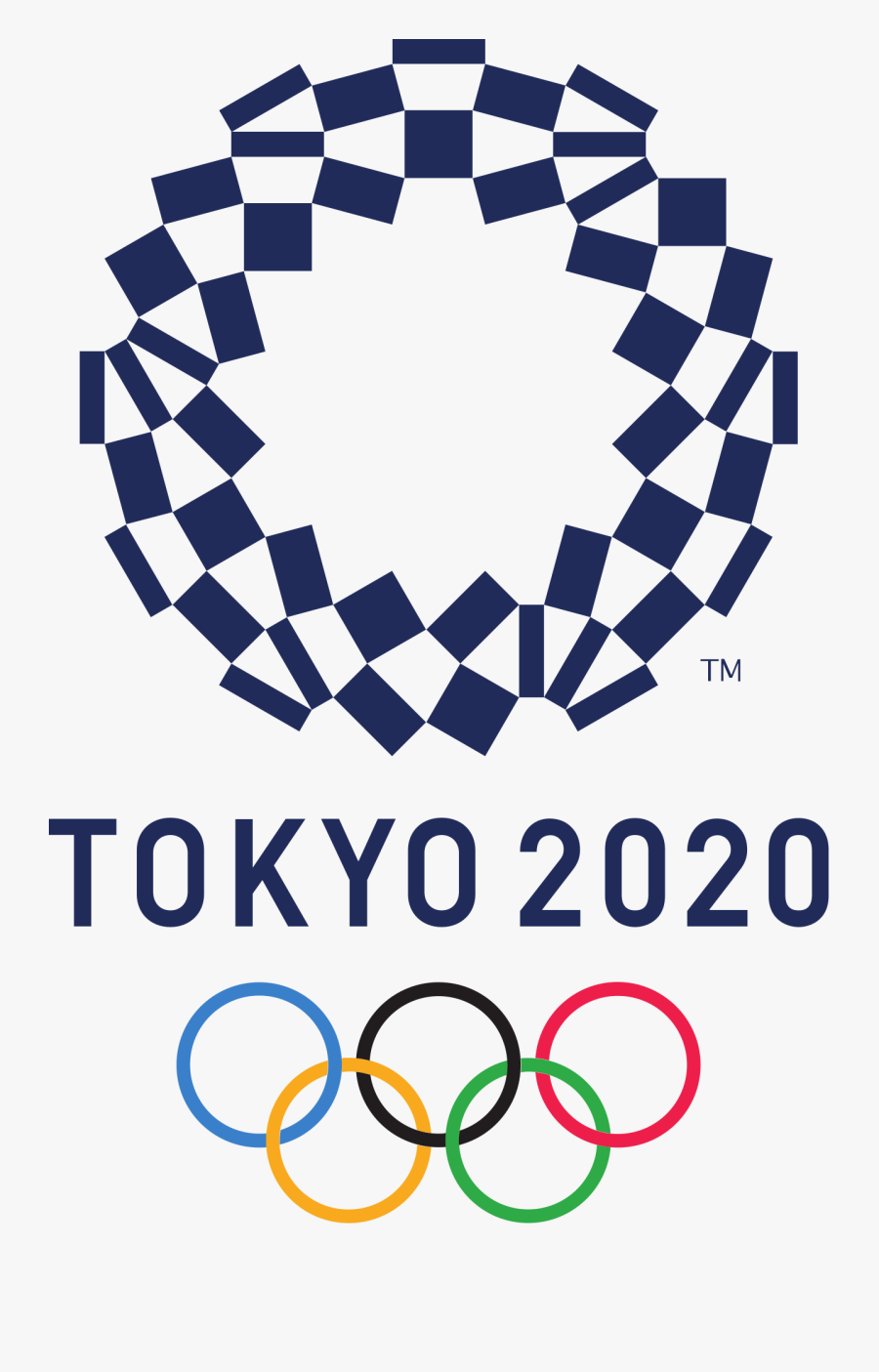 Tokyo 2020 Logo Png, Transparent Clipart