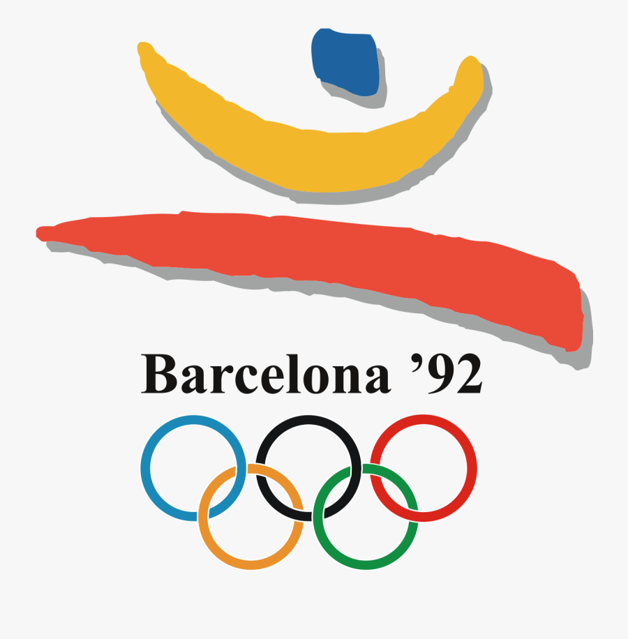 1992 Olympics Logo, Transparent Clipart