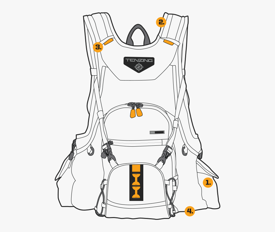 Tenzing Bv16 Upland Vest, Transparent Clipart
