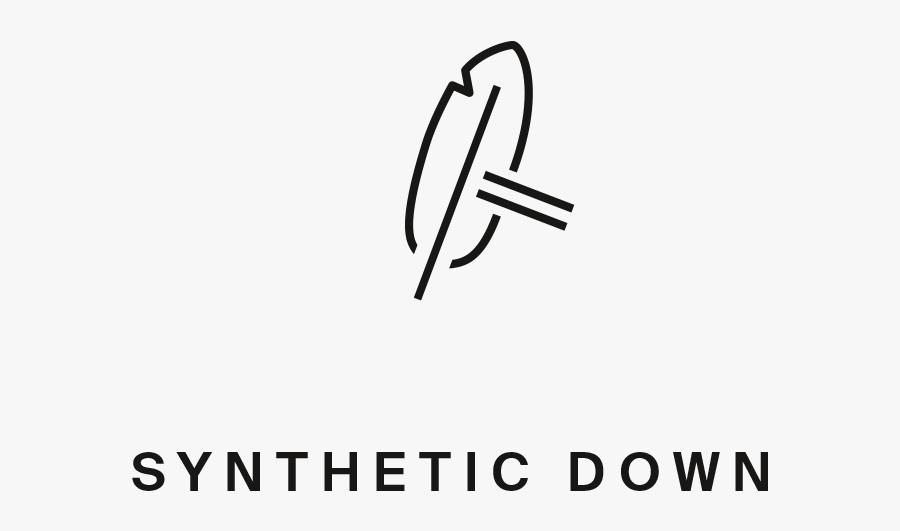 Synthetic Down - Calligraphy, Transparent Clipart