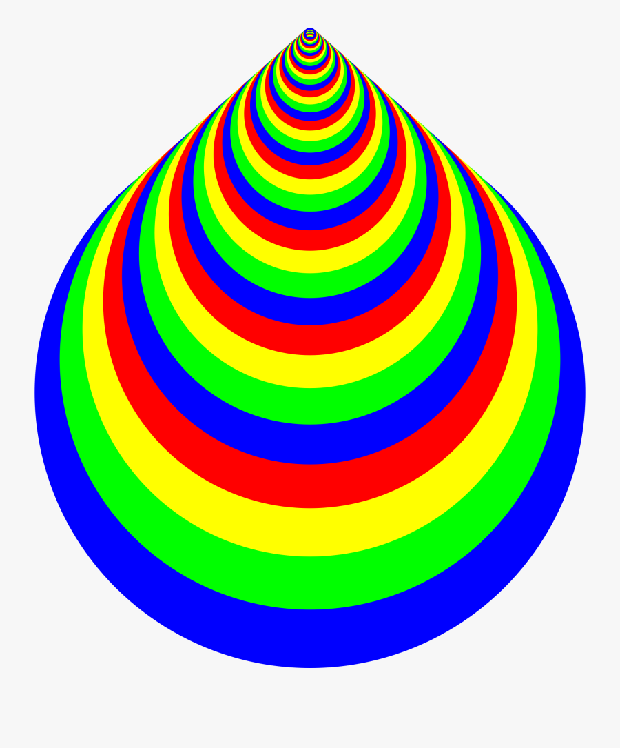 Colorful Concentric Rings Clip Arts - Colors Concentric Circles, Transparent Clipart