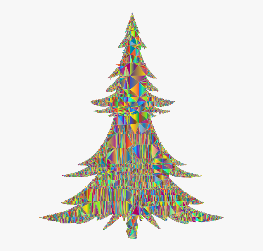 Fir,pine Family,christmas Decoration - Xmas Tree Silhouette Vector, Transparent Clipart