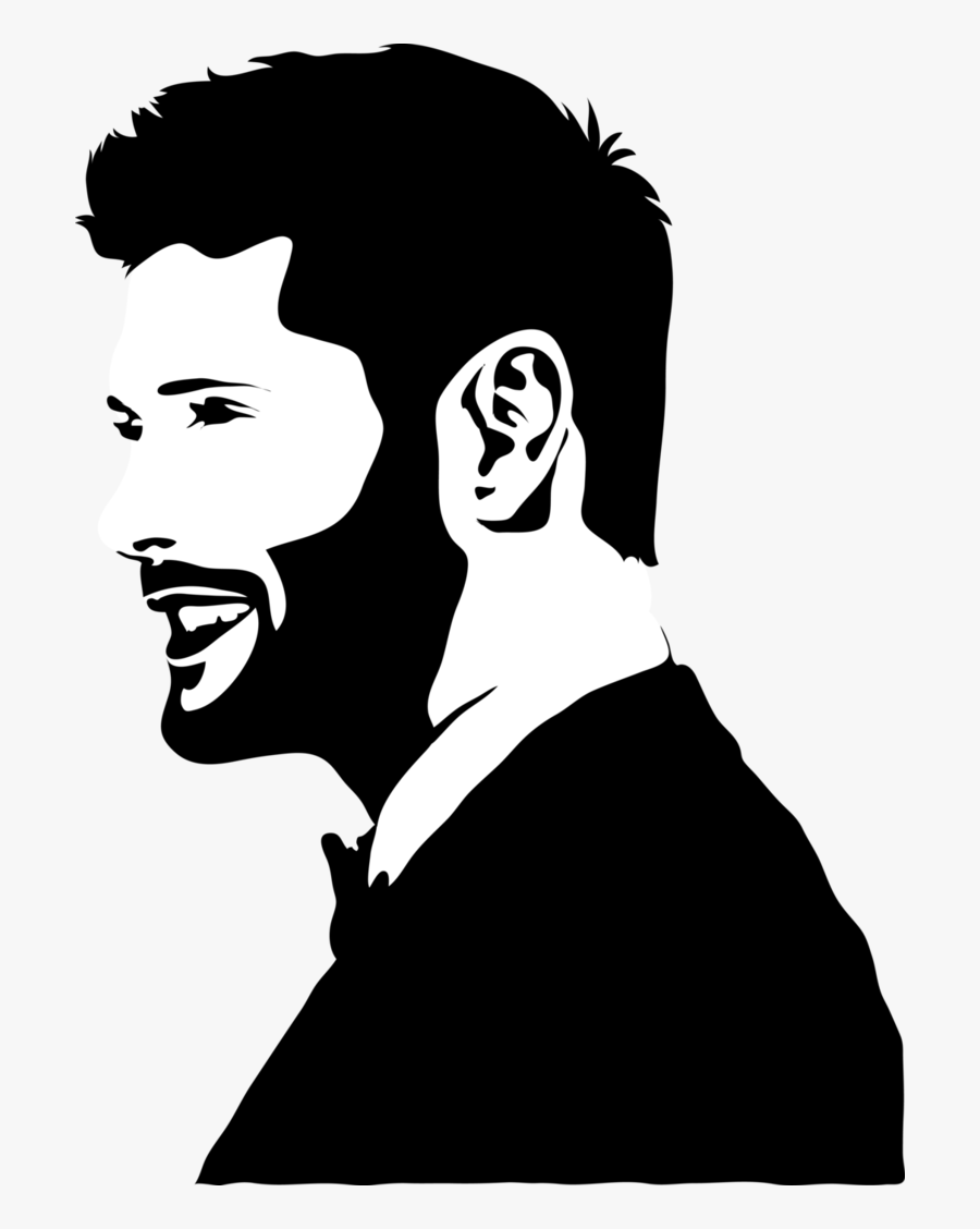 Person Silhouette 5 December Clip Art - Jensen Ackles Art, Transparent Clipart