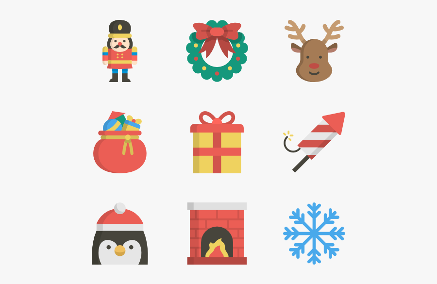Christmas - Цветок Силуэт, Transparent Clipart