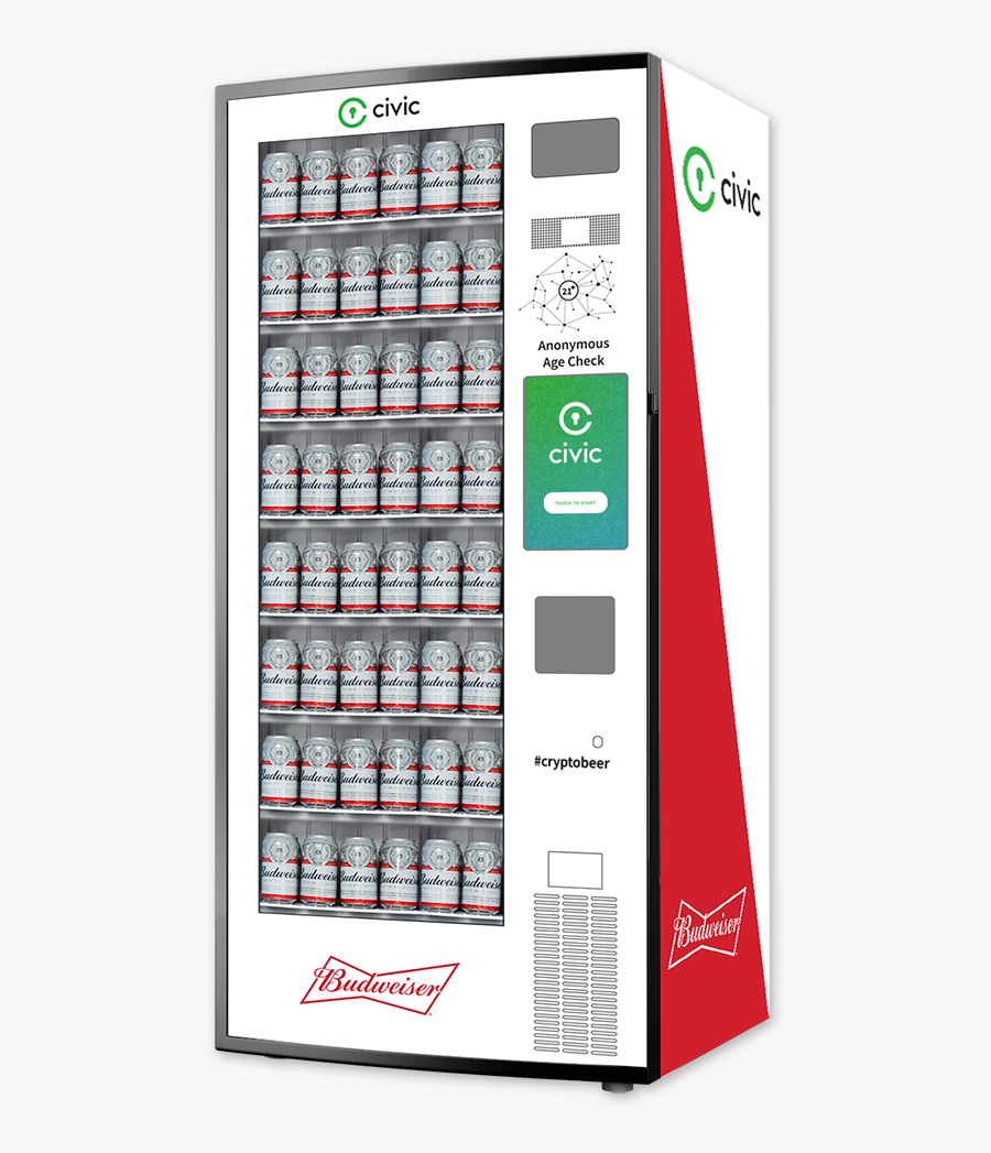 Free Blockchain Bud - Civic Beer Vending Machine, Transparent Clipart