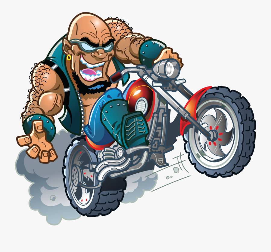 Clip Art Motorcycle History Chopper Indian - Happy Fathers Day Biker, Transparent Clipart