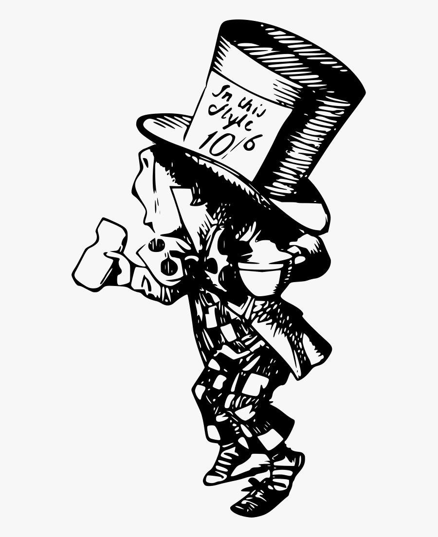 The Mad Hatter - Mad Hatter Vector, Transparent Clipart