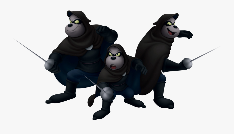 Beagle Boys Disney The Three Musketeers, Transparent Clipart