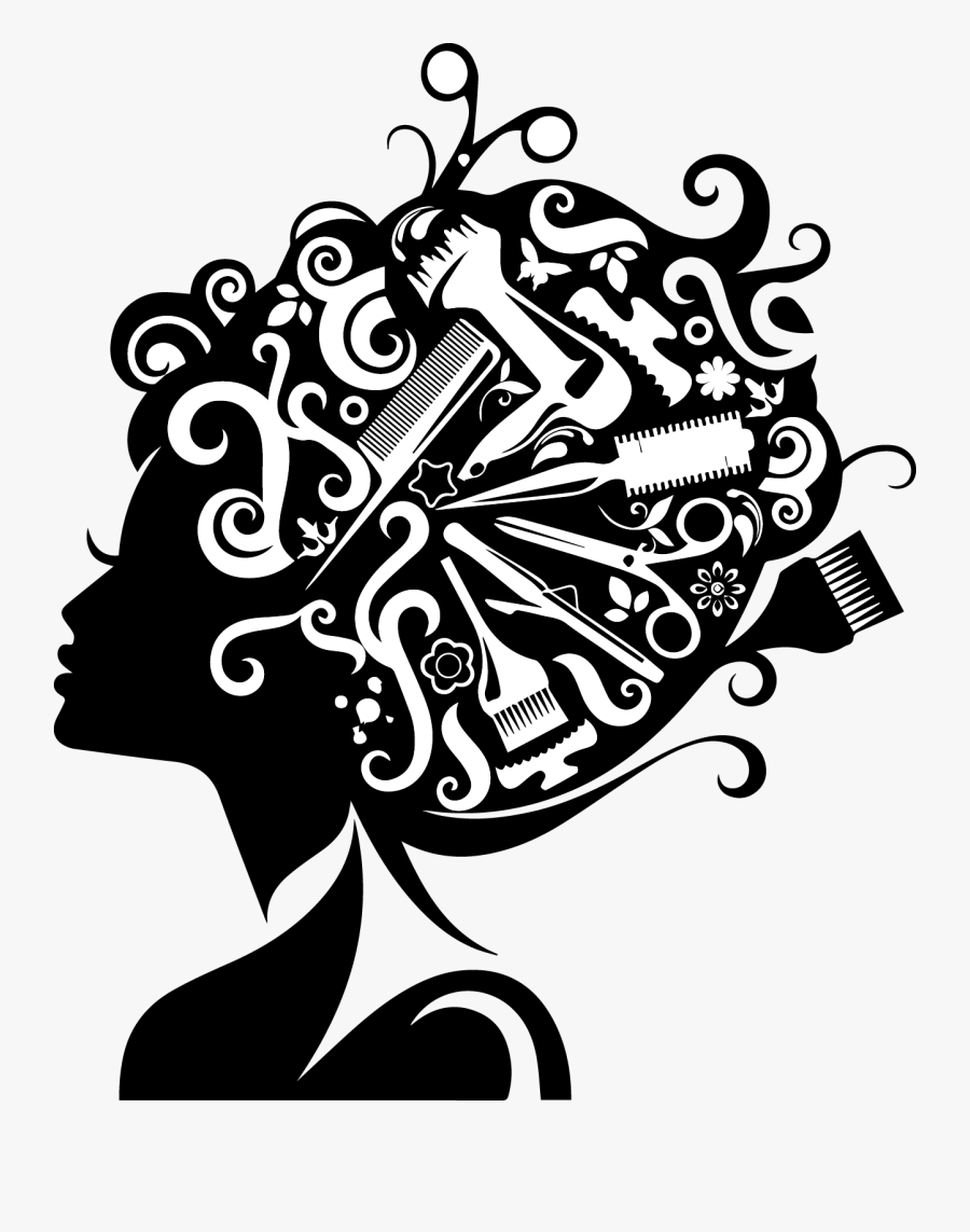 Hair Scissors And Comb Clipart, Transparent Clipart