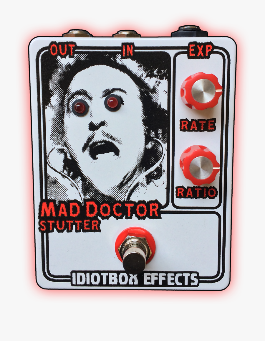 Image Of Mad Doctor Stutter - Poster, Transparent Clipart