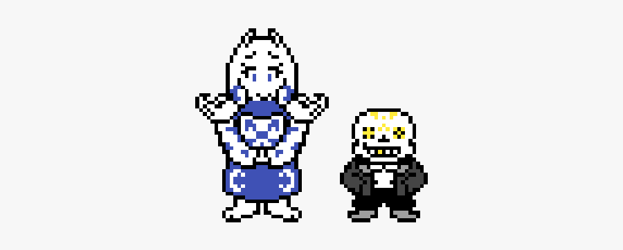 Undertale Toriel Pixel Art, Transparent Clipart