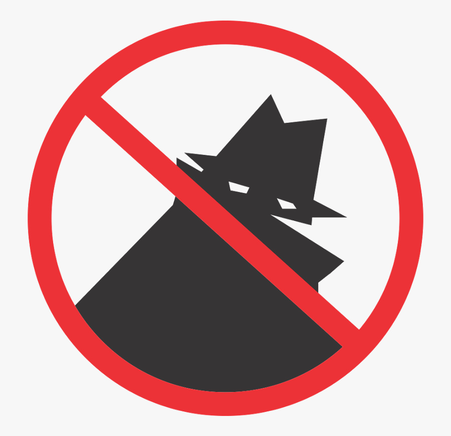 Clip Art Picture Black And White - Do Not Eat Ice Cream, Transparent Clipart