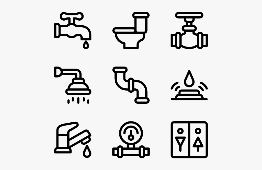 Plumber Vector - Telecommunications Icons, Transparent Clipart