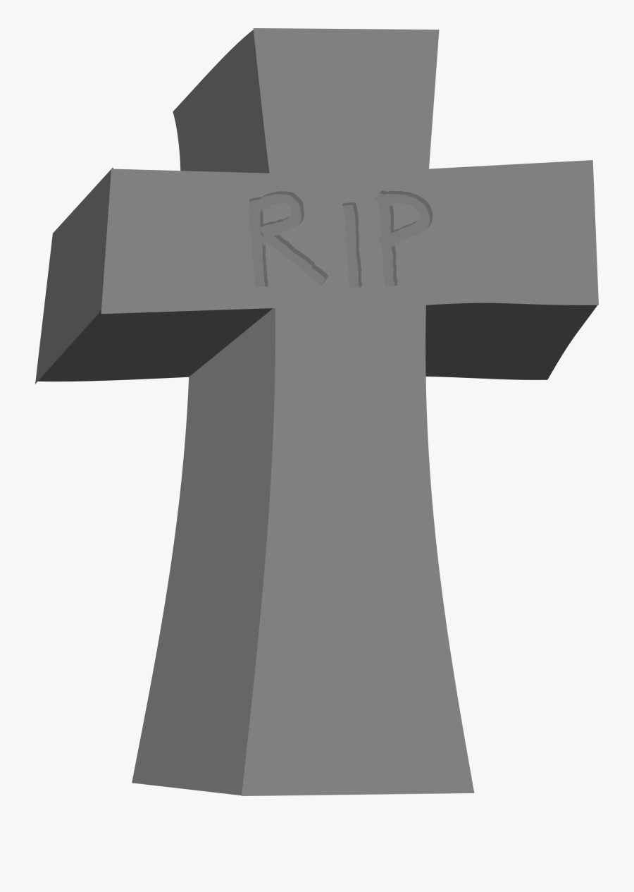 Tombstone Clip Arts - Tombstone Cross Clipart, Transparent Clipart