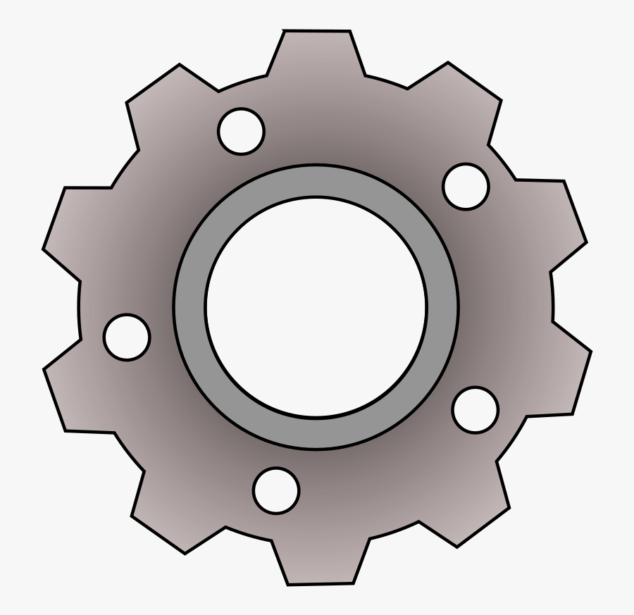 Simple Gear Simple Mechanical Engineer Drawing , Free Transparent
