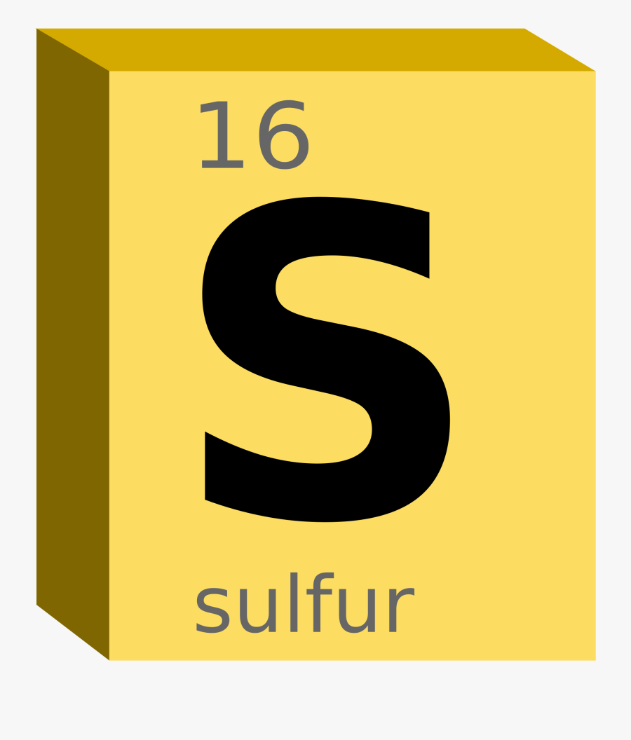 Azufre Simbolo Png, Transparent Clipart