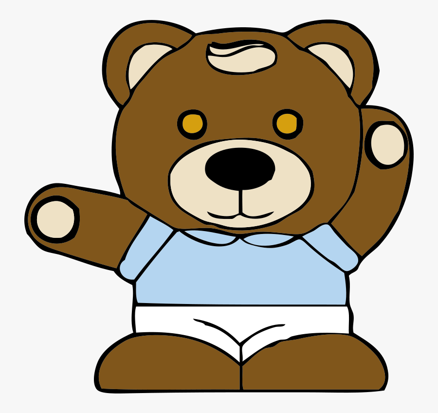 Free Vector Teddy Bear Clip Art - Teddy Bear Gif Clipart, Transparent Clipart