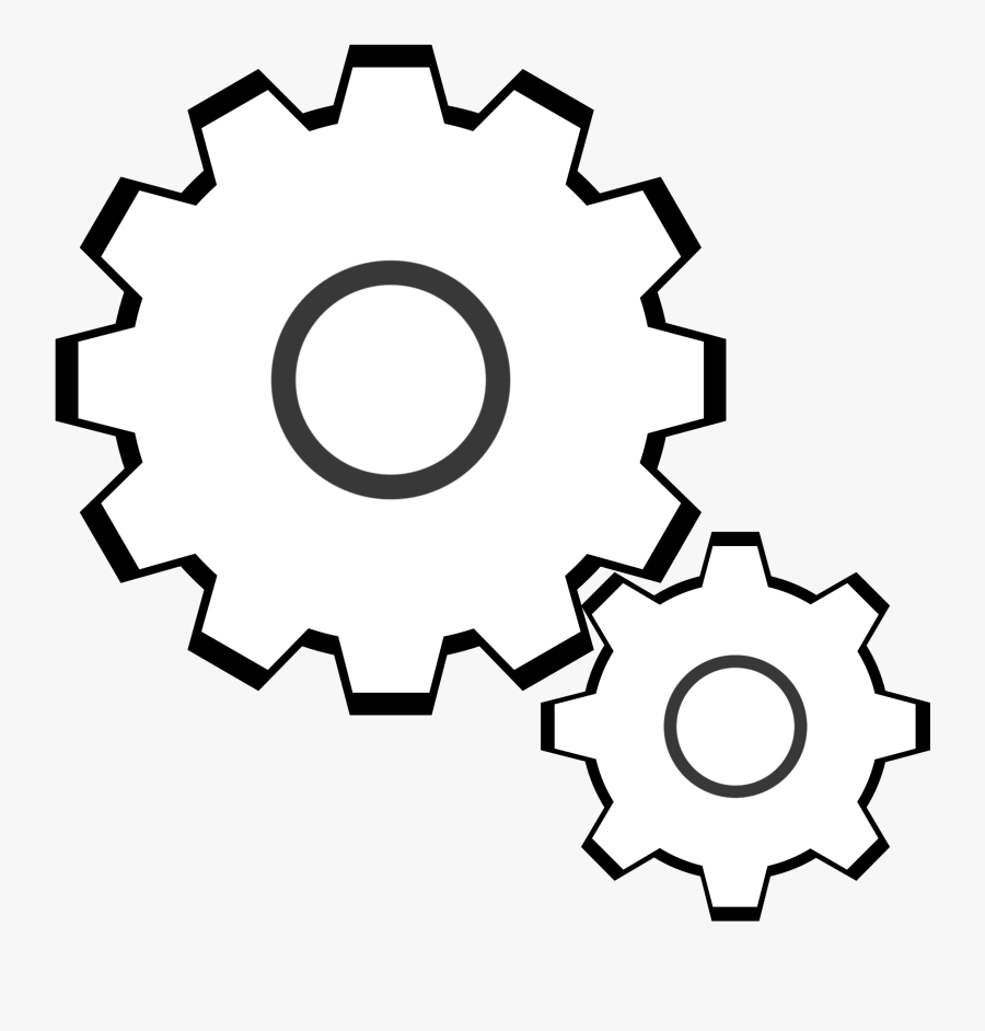 Engine Engineering Gear - Gear Clipart White, Transparent Clipart