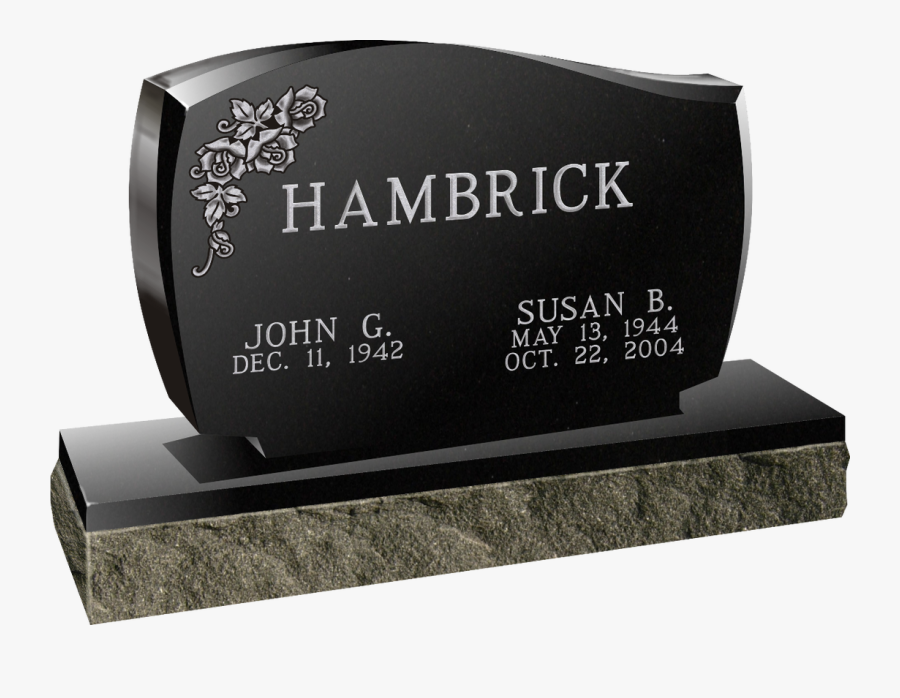 Granite Headstone Png, Transparent Clipart