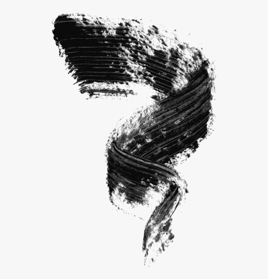 Clipart Transparent Stock Mascara Drawing Sketch - Black Mascara Swatch Png, Transparent Clipart