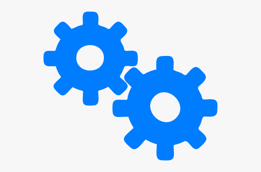 Gear Clipart Blue, Transparent Clipart