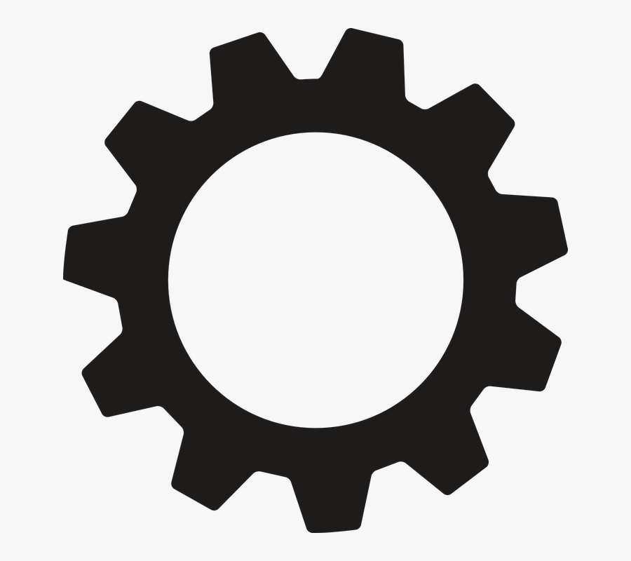 Gear Mechanics Settings - Transparent Background Gear Png, Transparent Clipart