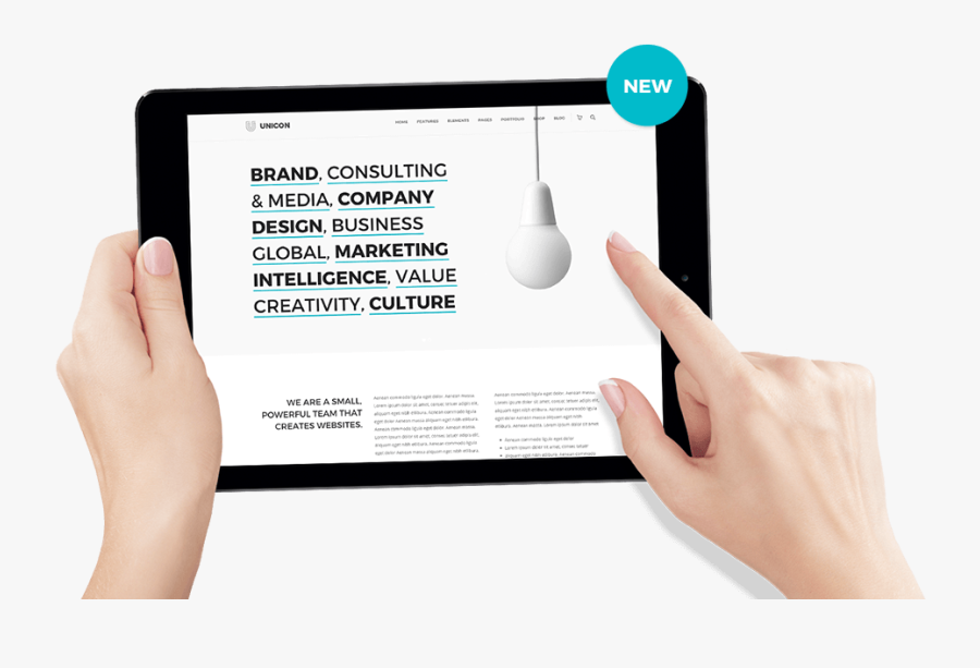 Hand And Ipad Png , Png Download - Hand With Ipad Png, Transparent Clipart