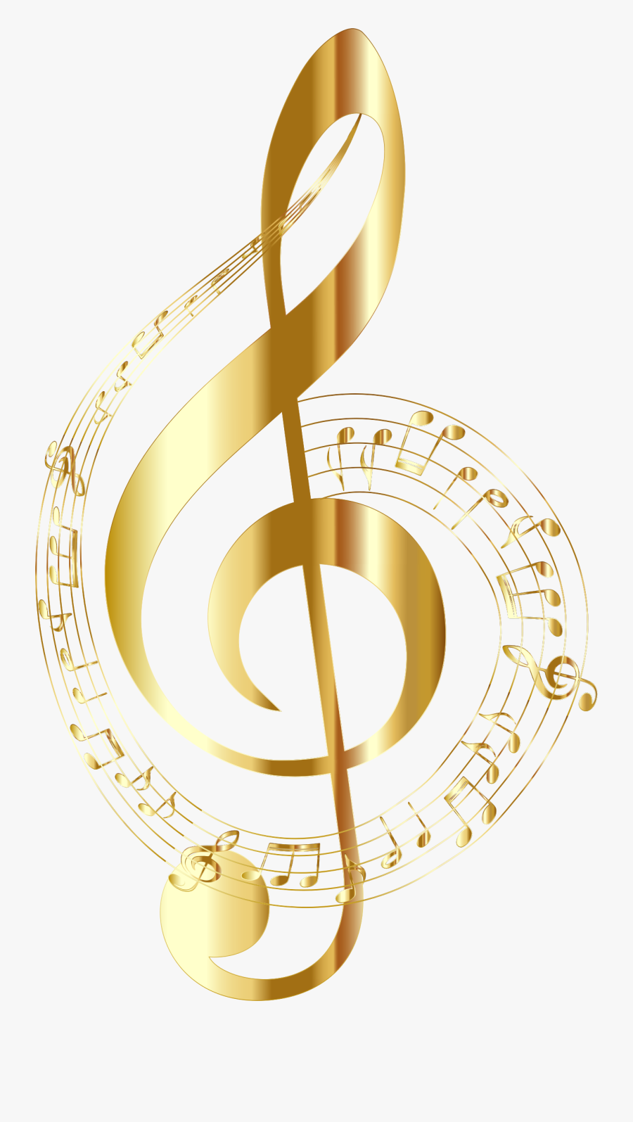 Image Result For Music Note - Gold Music Notes Transparent Background, Transparent Clipart